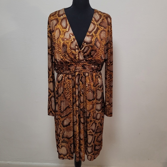 Altuzarra x Target Snake Print Knee Length Dress Size 14 - Picture 2 of 8